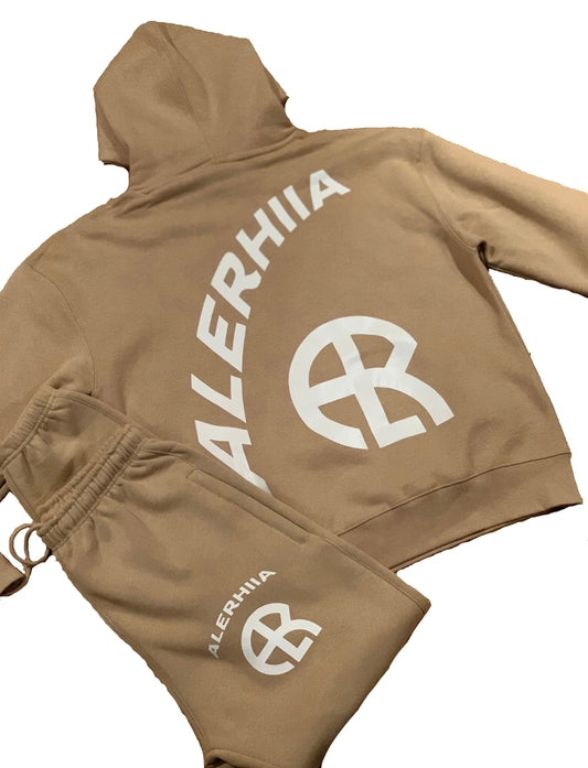 Beige Tracksuit Set